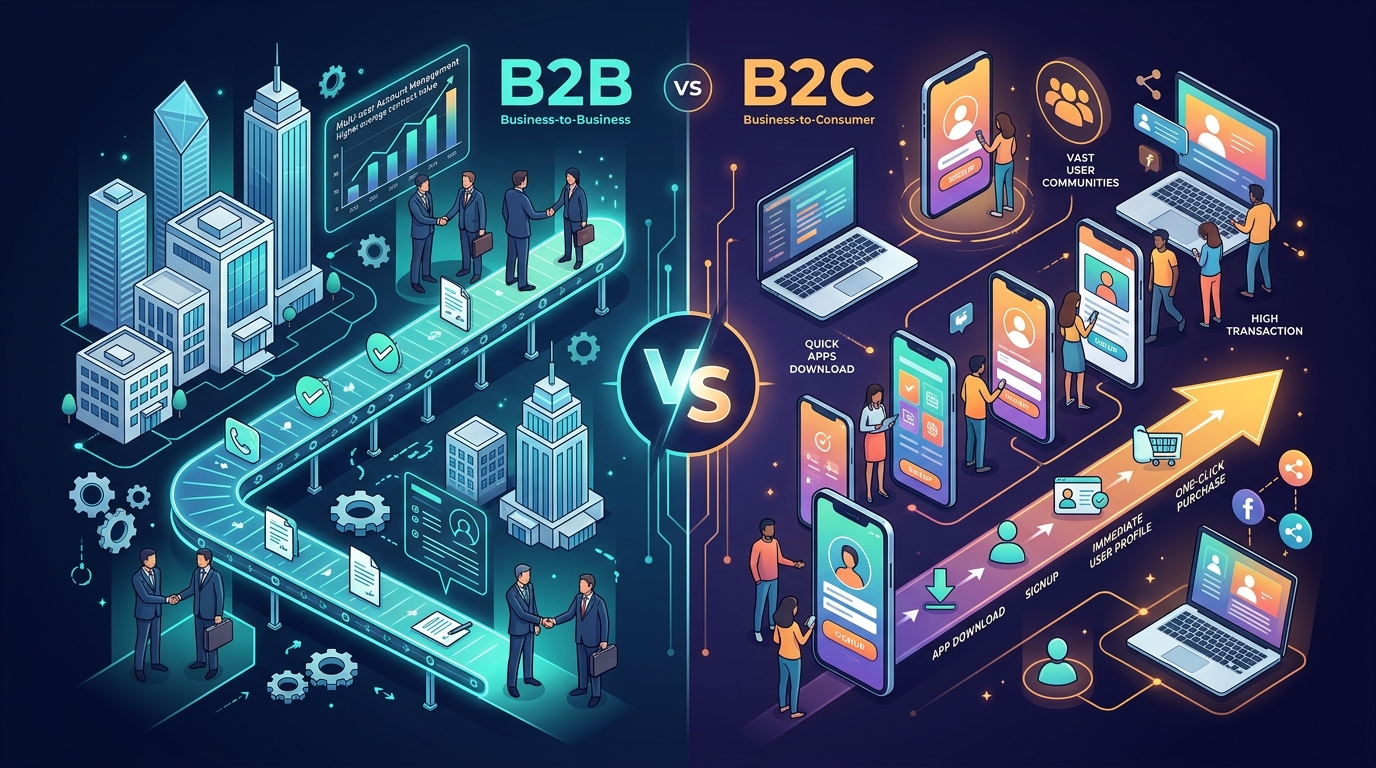 B2B vs B2C SaaS SEO: Key Differences & Winning Strategies