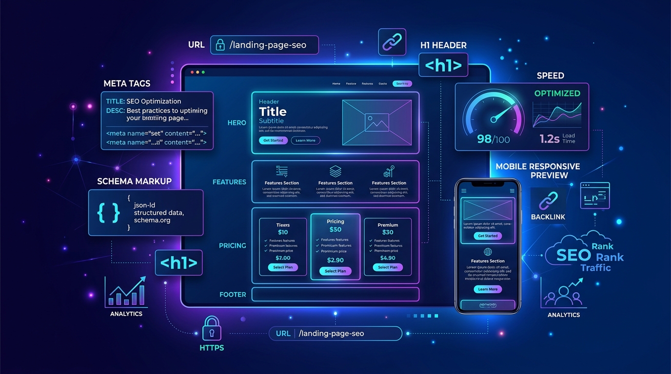 SaaS Landing Page SEO: How to Optimize Feature & Pricing Pages